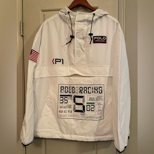 Polo Ralph Lauren Jacket (size/L) Men's Water-Repellent Racing Jacket/ NEW